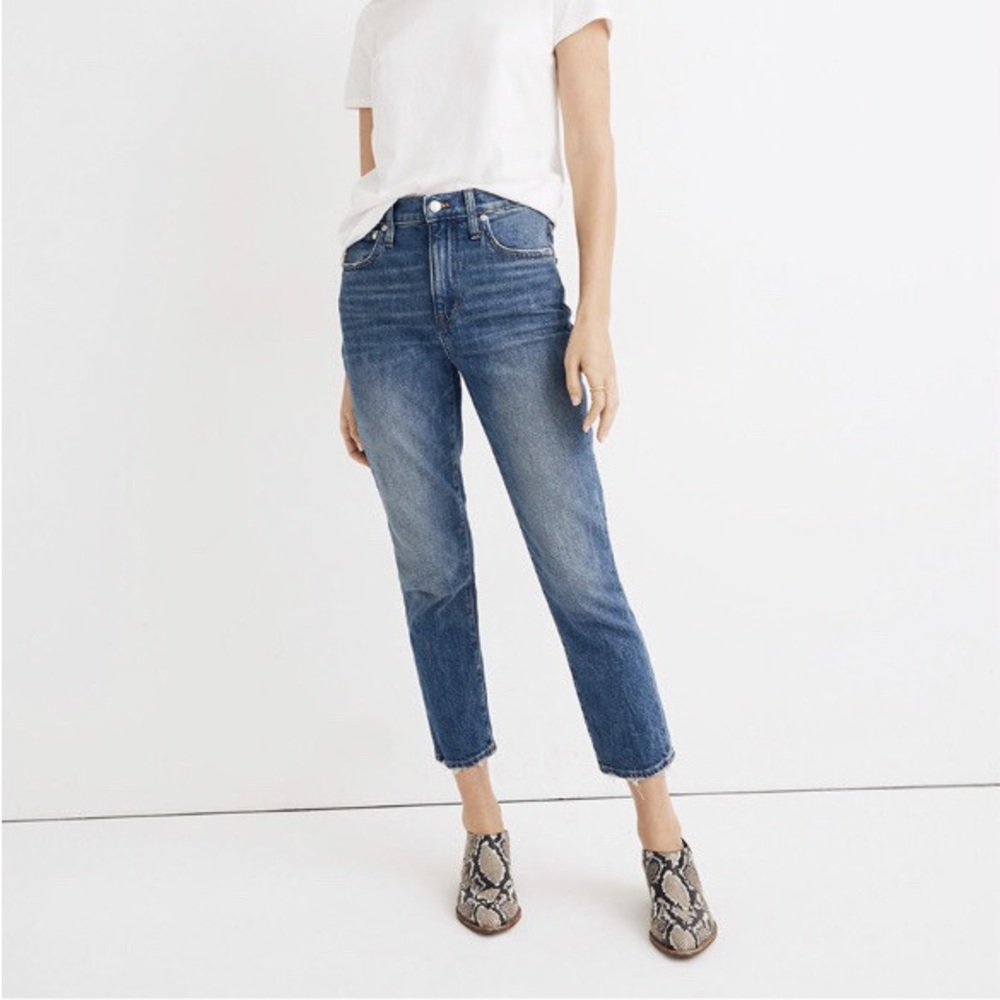 Madewell The High-Rise Slim Crop Boyjean size 25